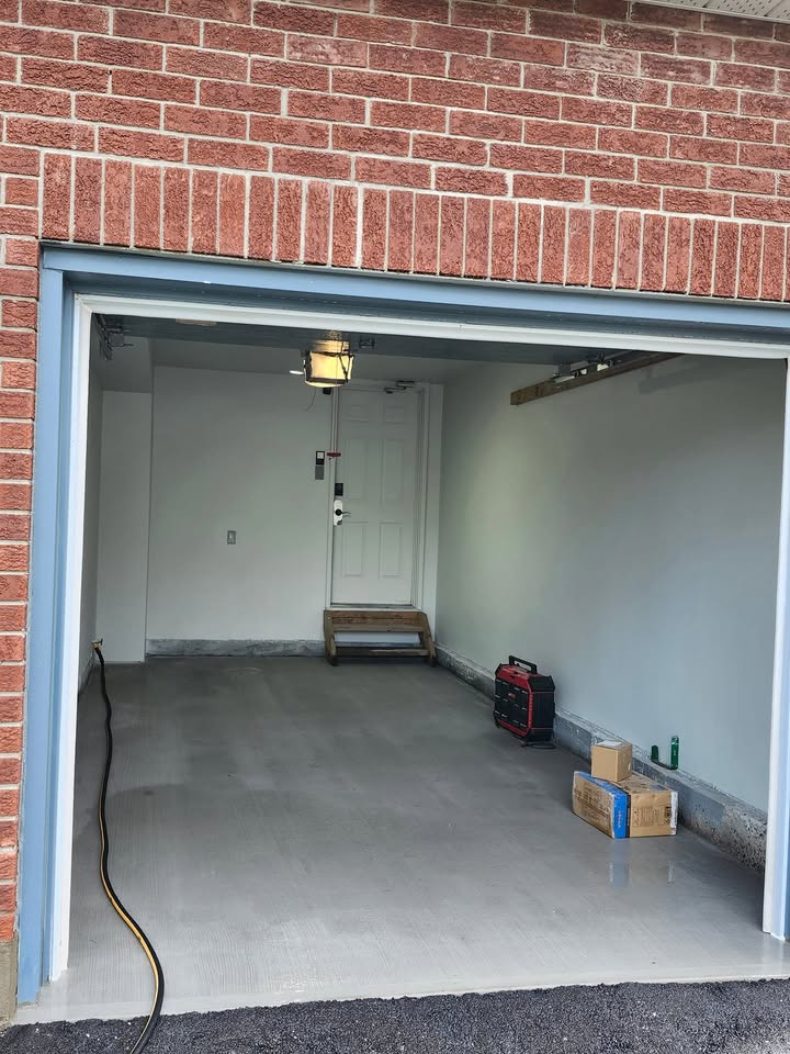 From old to new, Sunken broken garage floor with terrible finishing from the ori... - Image 2