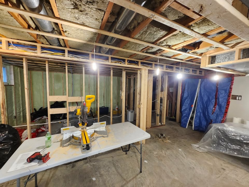 Another basement and addition of basement bathroom in the works, Finishing up th... - Image 1