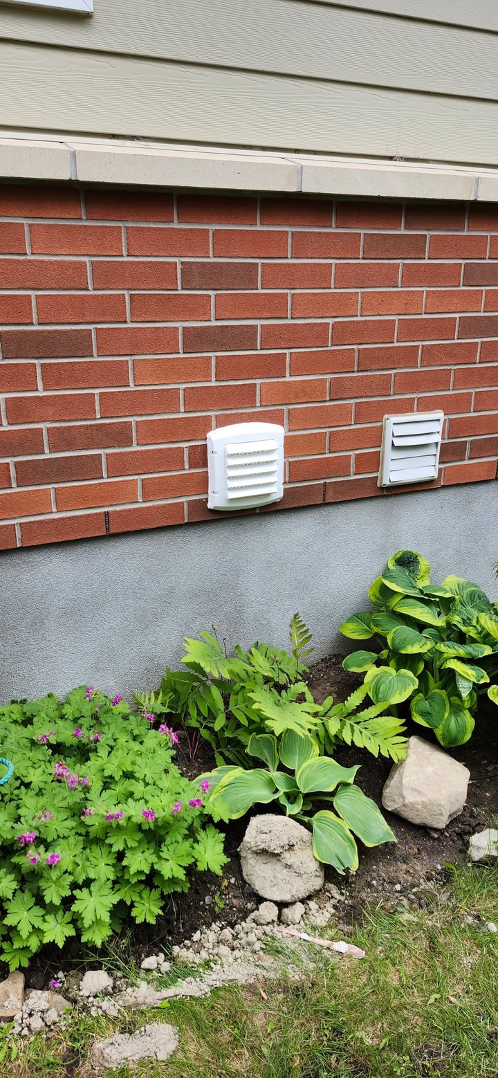 Egress window in Ottawa, Drain and window well added - Image 3