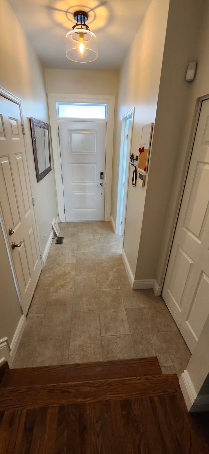 Stipple ceiling removal completed. - Image 6