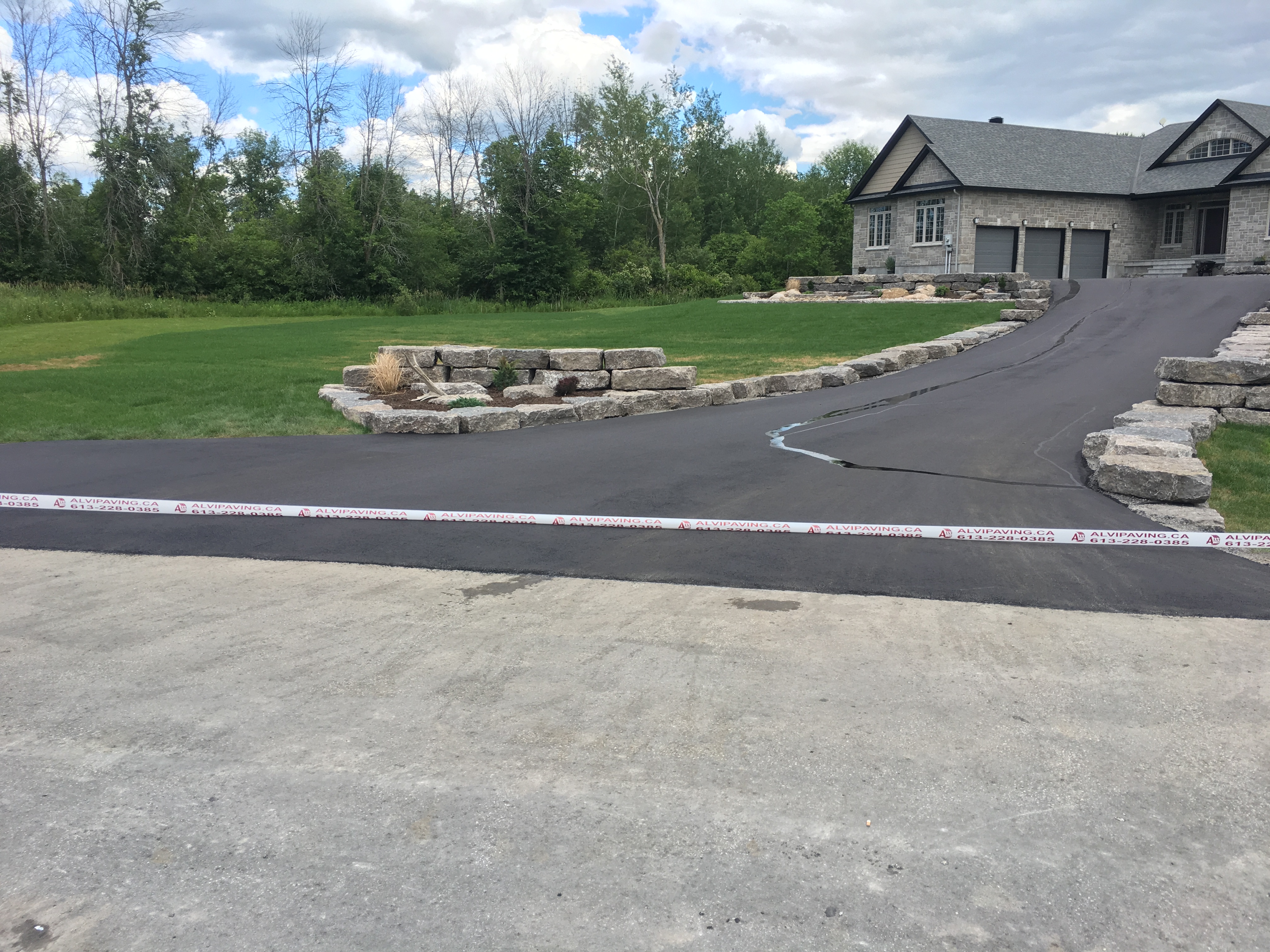 Residential driveway