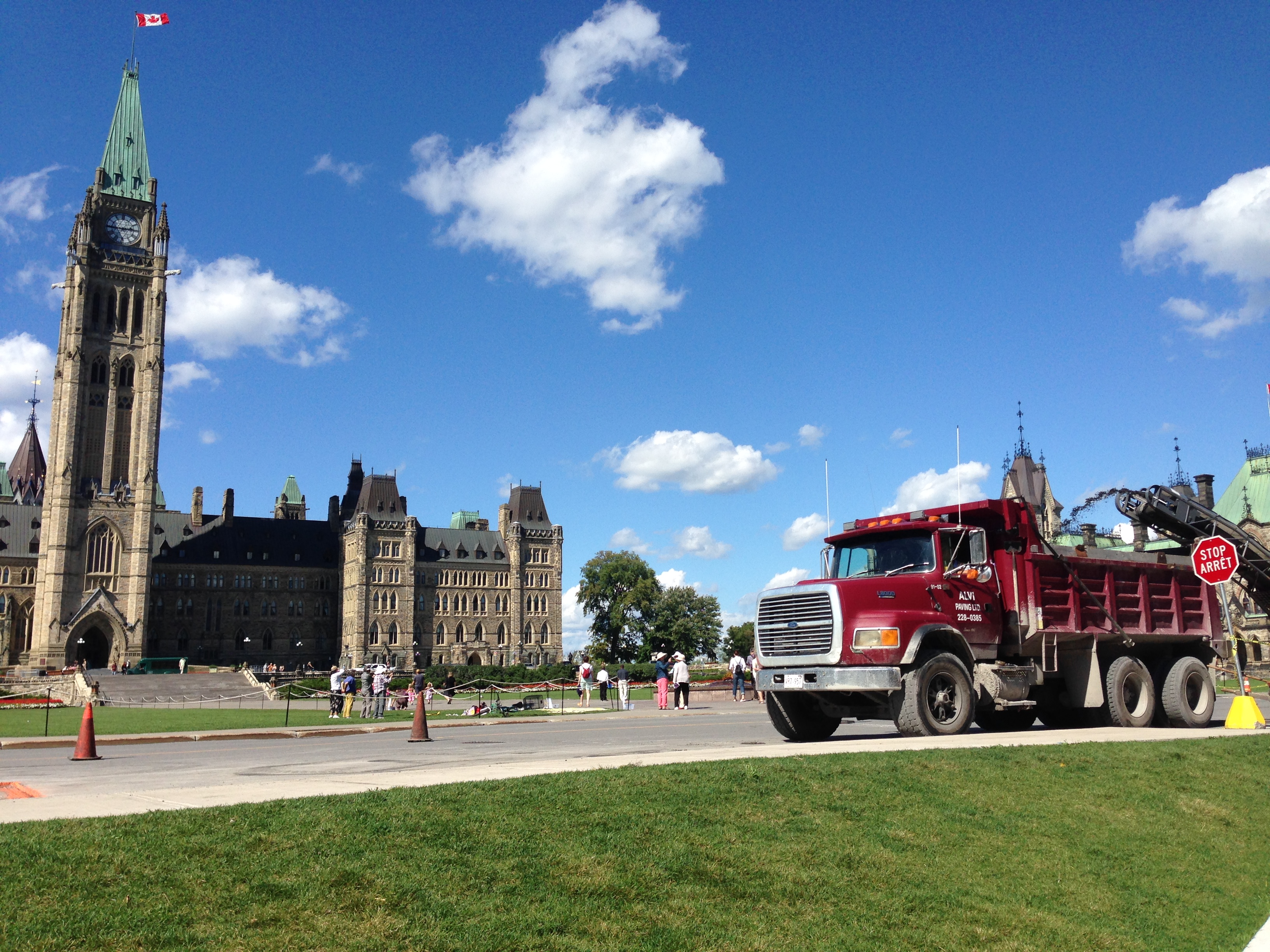 Alvi on Parliament Hill. Proud Canadian company.
