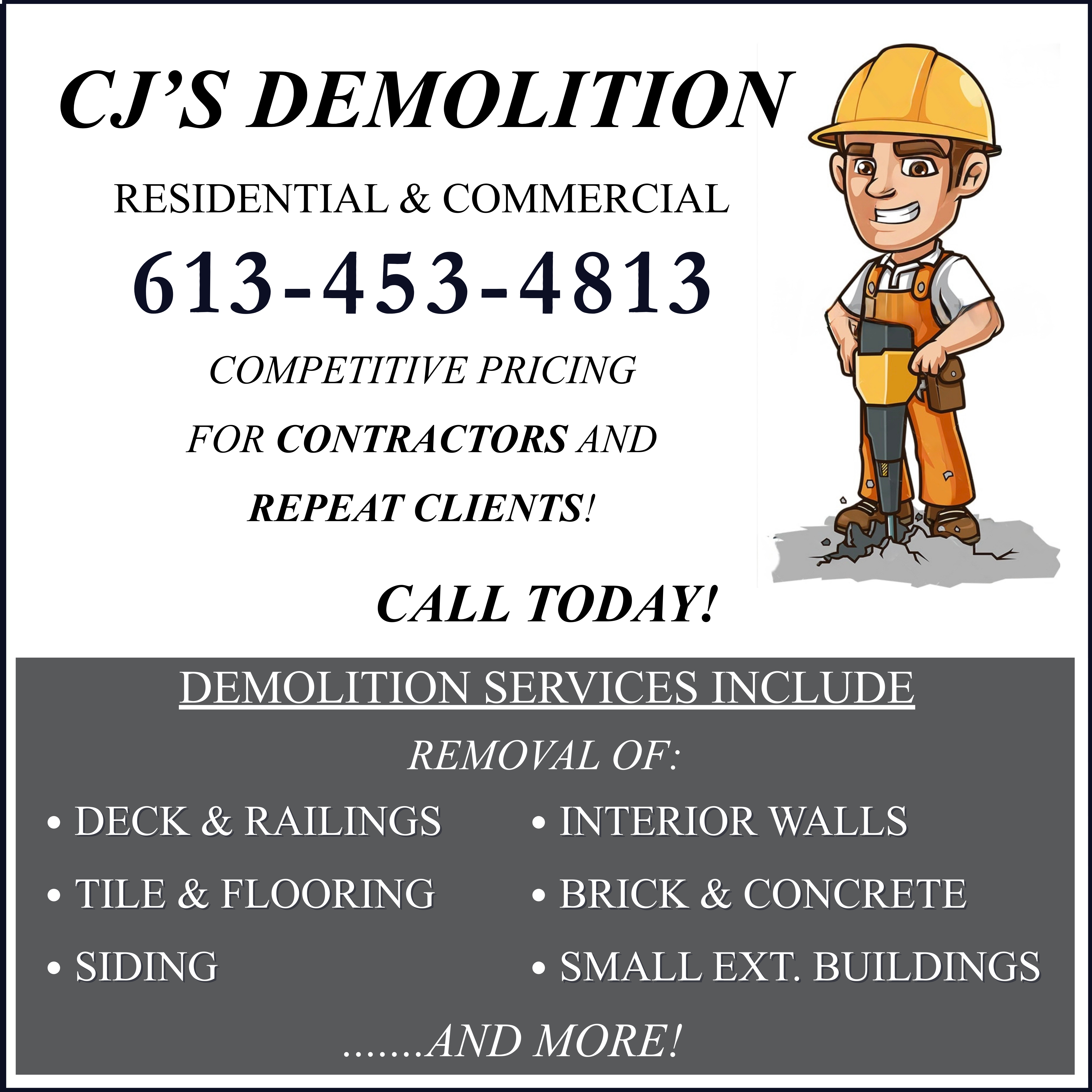 CJ’s Demolition photo 1