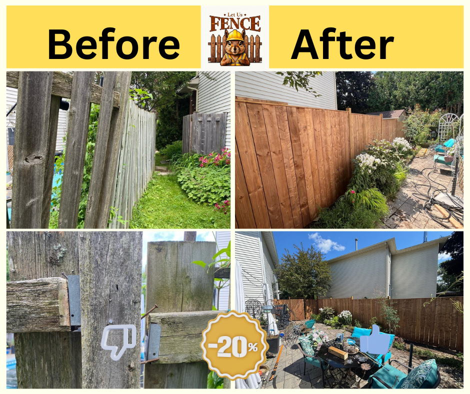 Pressure treated Fence