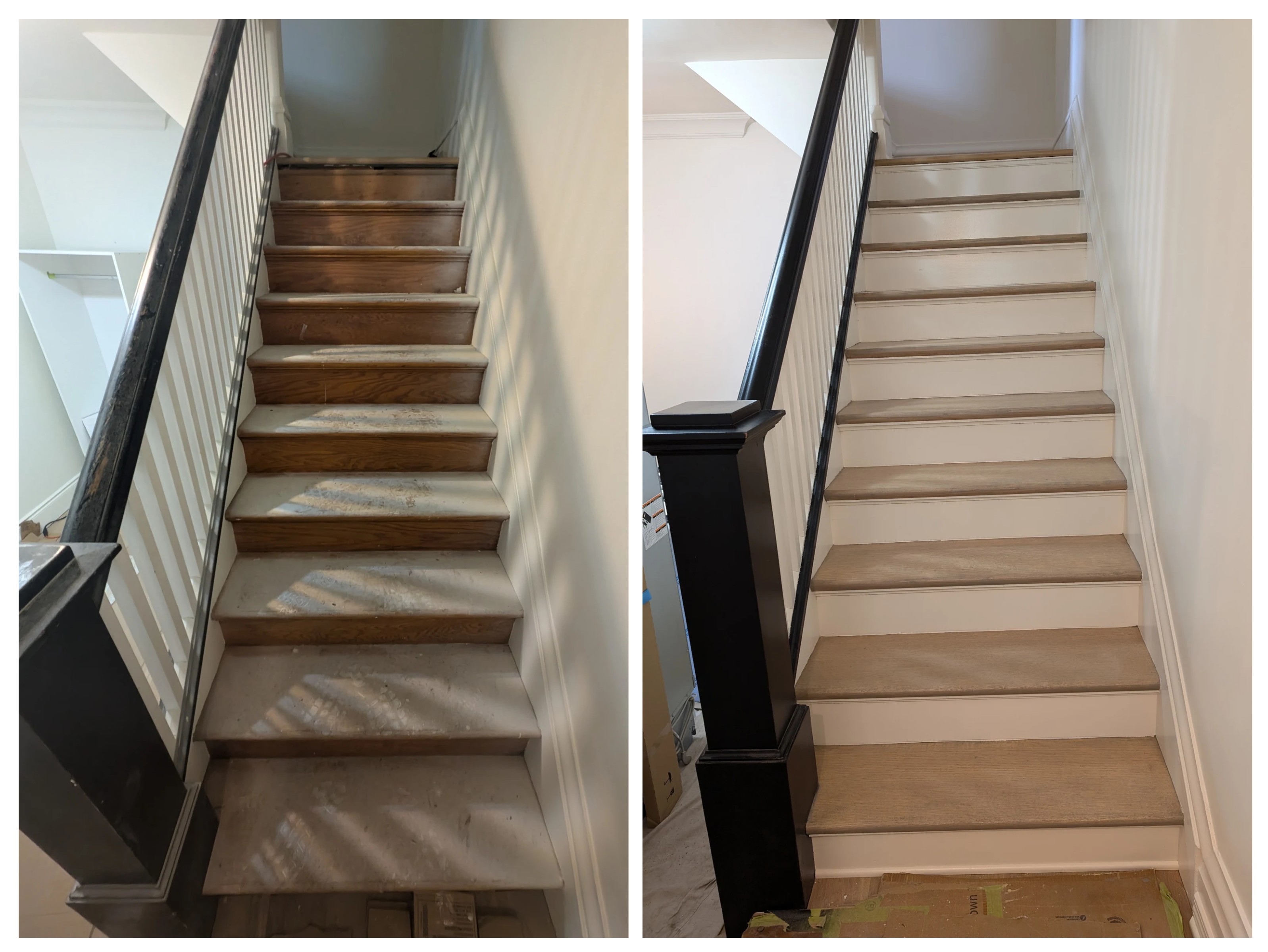 Stair&rail refinishing in an old house in the Glebe !