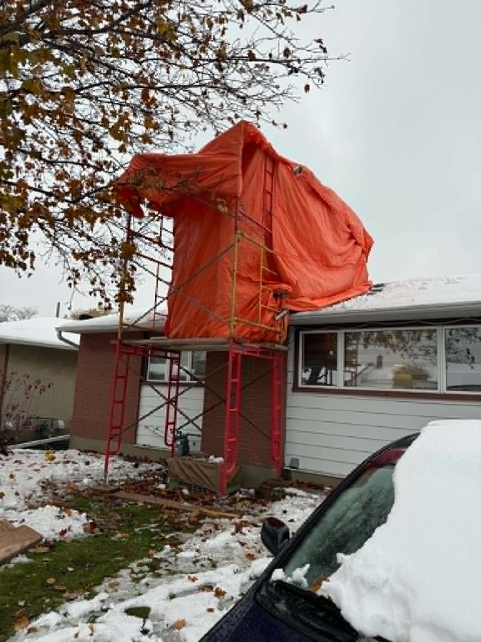 Chimney ready for winter