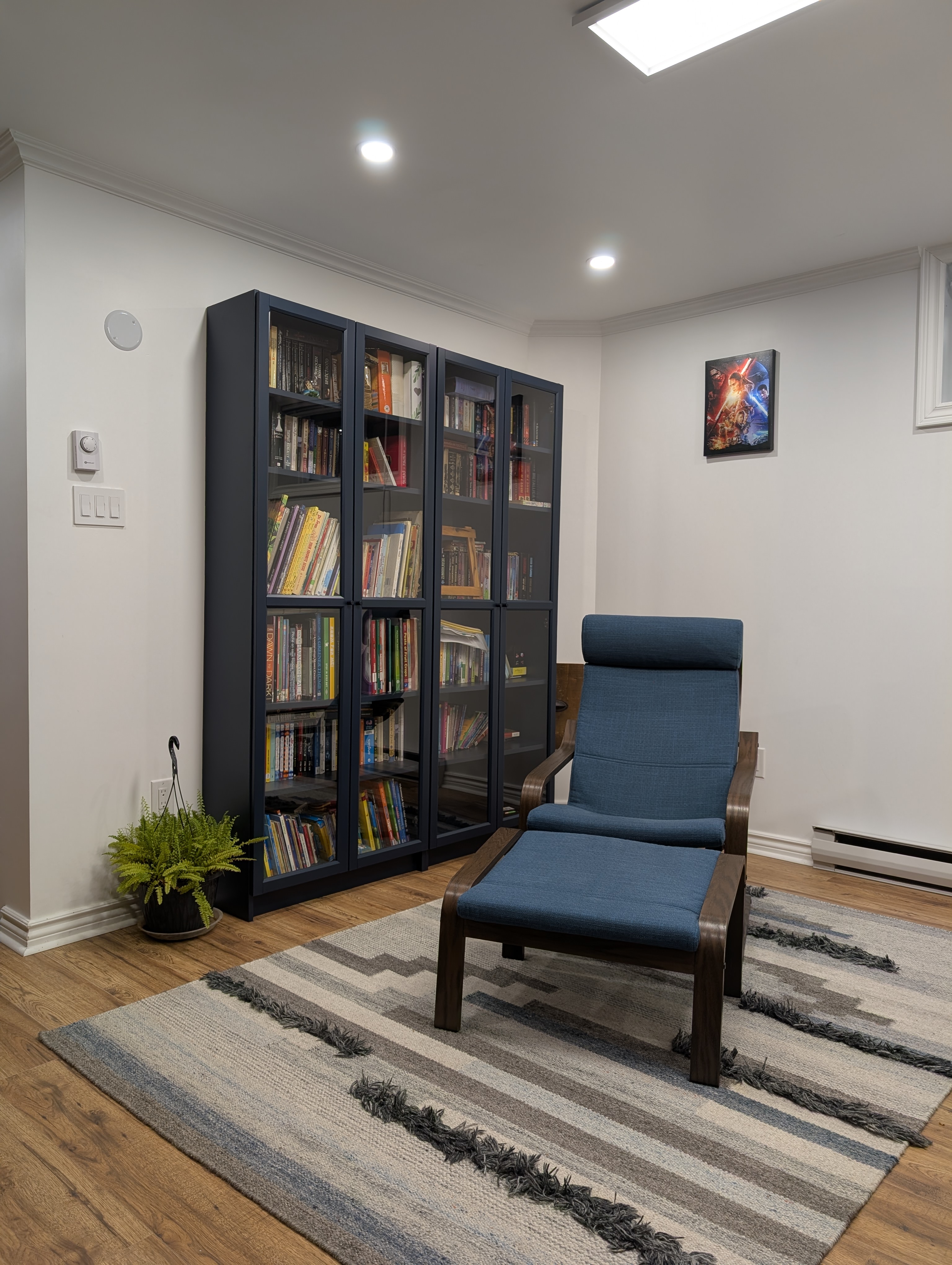 Interior finished basement