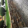 Rebuilt of a natural stone retaining wall
