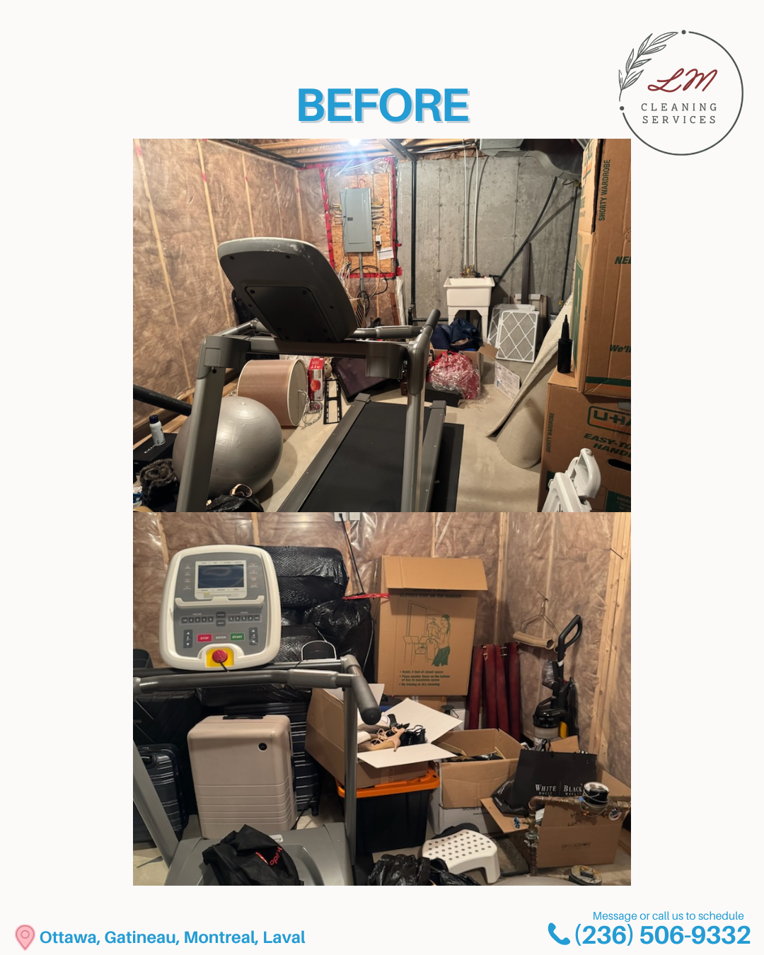 From "where do I put this?" to "everything has a place." - Before