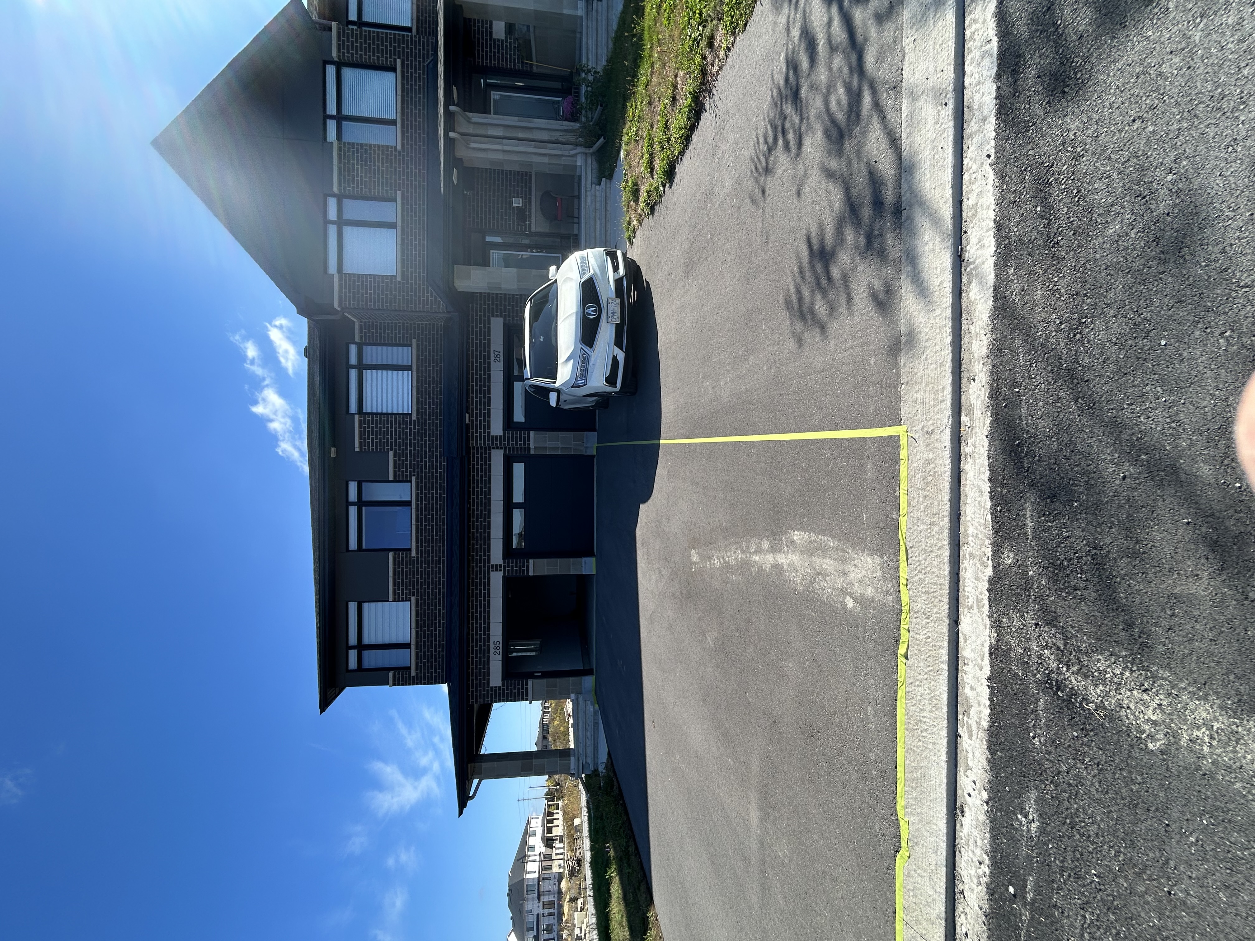 Split driveway - Before